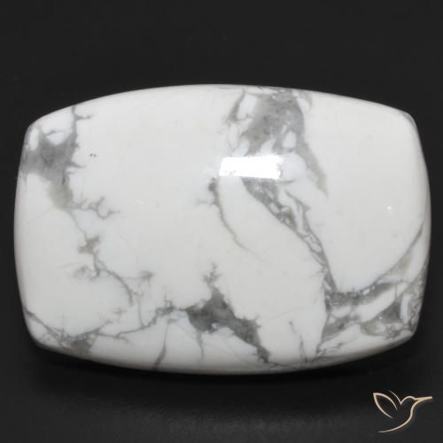 24.16ct 자연스러운 회백색 하울라이트, 방석, 불투명체