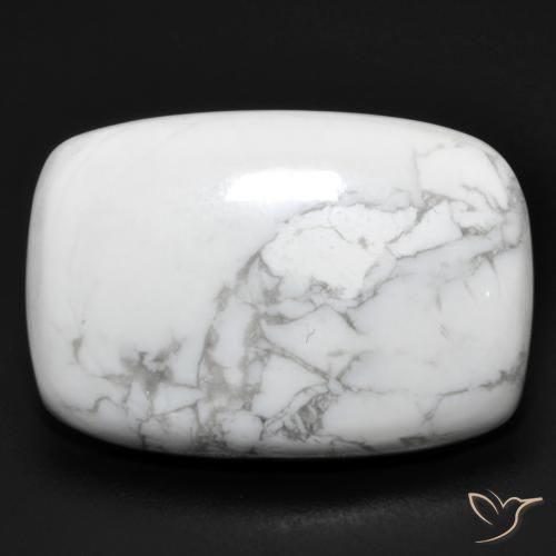 21.56ct 자연스러운 회백색 하울라이트, 방석, 불투명체