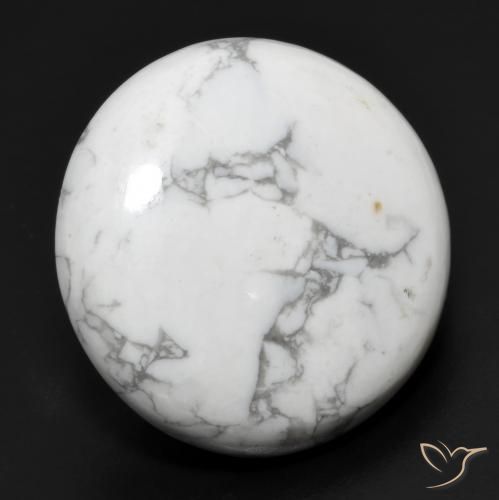 22.53ct 자연스러운 회백색 하울라이트, 둥근, 불투명체