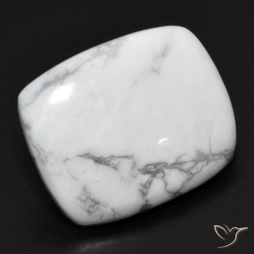 15.56ct 자연스러운 회백색 하울라이트, 방석, 불투명체