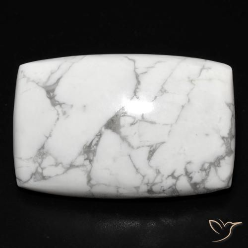 26.78ct 자연스러운 회백색 하울라이트, 방석, 불투명체