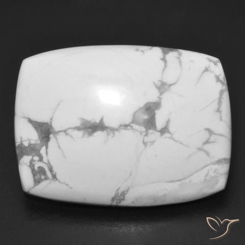 24.74ct 자연스러운 회백색 하울라이트, 방석, 불투명체