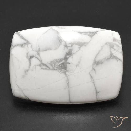 21.38ct 자연스러운 회백색 하울라이트, 방석, 불투명체