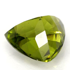 1.30캐럿 천연 올리브 그린 이도크레이스, 트릴리언, 7.1×7 mm, VS