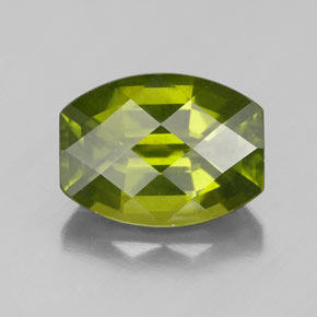 2.73캐럿 천연 올리브 그린 이도크레이스, 멋진 모양, 9.7×7.3 mm, VS