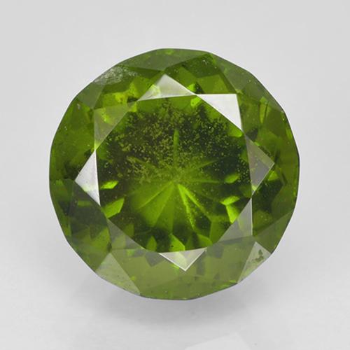 2.23캐럿 천연 미디엄-다크 그린 이도크레이스, 라운드 컷, 7.95 mm, VS