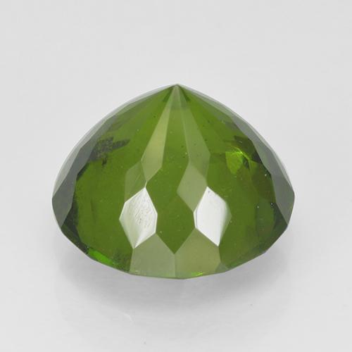 2.23캐럿 천연 미디엄-다크 그린 이도크레이스, 라운드 컷, 7.95 mm, VS