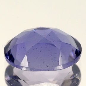 1.59캐럿 천연 바이올렛 블루 아이올라이트, 타원형 컷, 9.1×7 mm, VS