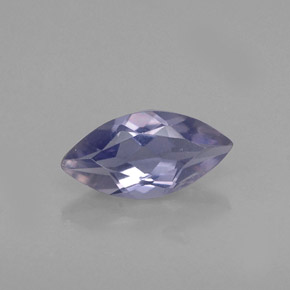 0.44캐럿 천연 바이올렛 아이올라이트, 마퀴즈, 5.2×4.1 mm, VS-SI