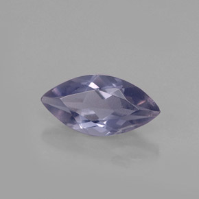 0.44캐럿 천연 바이올렛 아이올라이트, 마퀴즈, 5.2×4.1 mm, VS-SI
