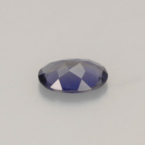 0.56캐럿 천연 바이올렛 아이올라이트, 타원형 컷, 7.2×5.2 mm, VS