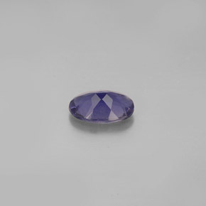 0.47캐럿 천연 바이올렛 블루 아이올라이트, 타원형 컷, 6.8×4.7 mm, VS
