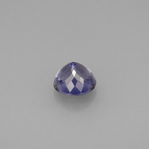 0.61캐럿 천연 바이올렛 블루 아이올라이트, 라운드 컷, 5.40 mm, VS