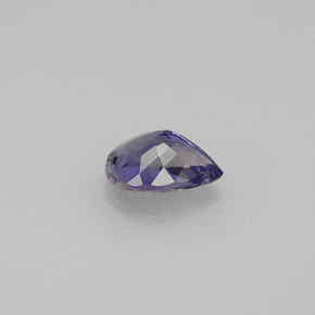 0.61캐럿 천연 바이올렛 아이올라이트, 배 모양, 7.1×5.1 mm, VS