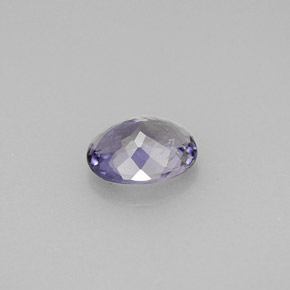 0.89캐럿 천연 바이올렛 아이올라이트, 타원형 컷, 7.4×6 mm, VS