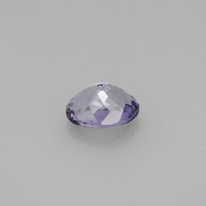 0.75캐럿 천연 바이올렛 아이올라이트, 타원형 컷, 6.8×5.2 mm, VS