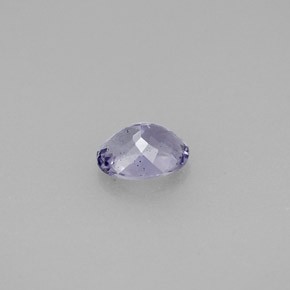 0.54캐럿 천연 바이올렛 아이올라이트, 타원형 컷, 6.2×4.9 mm, VS