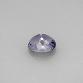 0.73캐럿 천연 바이올렛 블루 아이올라이트, 타원형 컷, 6.5×5.3 mm, VS