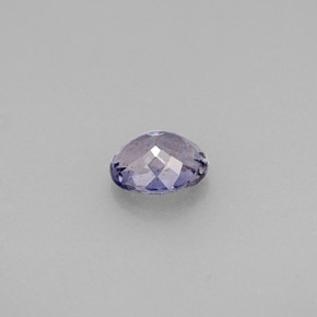 0.52캐럿 천연 바이올렛 블루 아이올라이트, 타원형 컷, 5.9×4.8 mm, VS-SI
