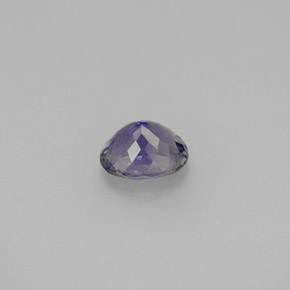 0.52캐럿 천연 바이올렛 아이올라이트, 타원형 컷, 5.9×4.8 mm, VS