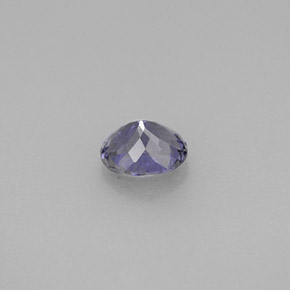 0.49캐럿 천연 바이올렛 아이올라이트, 타원형 컷, 5.7×4.8 mm, VS