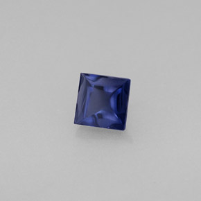 0.36캐럿 천연 바이올렛 블루 아이올라이트, 투명한, 4.3×4.2 mm, 투명/반투명