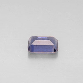0.46캐럿 천연 바이올렛 블루 아이올라이트, 에메랄드 컷, 5.8×4 mm, VS