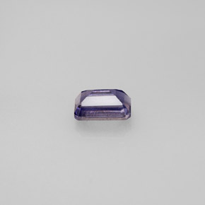 0.52캐럿 천연 바이올렛 블루 아이올라이트, 에메랄드 컷, 5.8×3.8 mm, VS