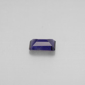 0.36캐럿 천연 바이올렛 블루 아이올라이트, 에메랄드 컷, 5.9×4 mm, VS