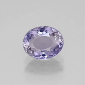 0.70캐럿 천연 바이올렛 아이올라이트, 타원형 컷, 6.7×5.4 mm, VVS-VS