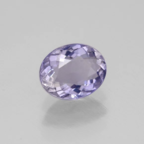 0.70캐럿 천연 바이올렛 아이올라이트, 타원형 컷, 6.7×5.4 mm, VVS-VS