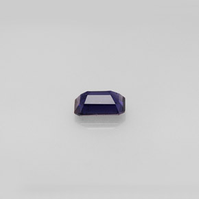 0.41캐럿 천연 바이올렛 블루 아이올라이트, 에메랄드 컷, 6×3.9 mm, VS