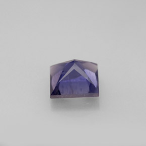 1.11캐럿 천연 바이올렛 블루 아이올라이트, 스퀘어, 6.2×6.1 mm, VS