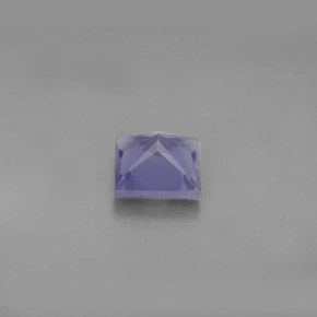 0.88캐럿 천연 바이올렛 블루 아이올라이트, 스퀘어, 6×5.9 mm, VS