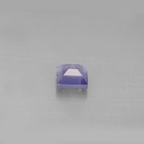 0.55캐럿 천연 바이올렛 블루 아이올라이트, 스퀘어, 4.8×4.8 mm, VS