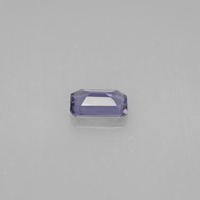0.39캐럿 천연 바이올렛 블루 아이올라이트, 에메랄드 컷, 6×4 mm, VS