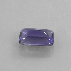 0.79캐럿 천연 바이올렛 블루 아이올라이트, 투명한, 7.8×5.5 mm, 투명/반투명