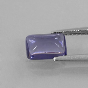 0.95캐럿 천연 바이올렛 블루 아이올라이트, 투명한, 투명/반투명