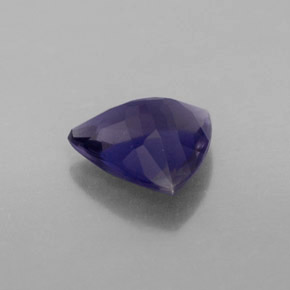 1.48캐럿 천연 바이올렛 블루 아이올라이트, 트릴리언, 8.7×8.4 mm, VS-SI