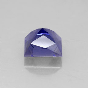 1.08캐럿 천연 바이올렛 블루 아이올라이트, 스퀘어, 6.1×6.1 mm, VVS-VS