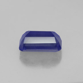 1.76캐럿 천연 바이올렛 블루 아이올라이트, 에메랄드 컷, 9.4×5.3 mm, VS-SI