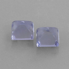 캐럿 천연 바이올렛 블루 아이올라이트 보석, 스퀘어, 6.1×6.1 mm, 투명한