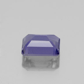 1.35캐럿 천연 바이올렛 블루 아이올라이트, 에메랄드 컷, 8×6 mm, VS