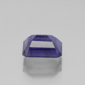 1.46캐럿 천연 바이올렛 블루 아이올라이트, 에메랄드 컷, 8×6.1 mm, SI