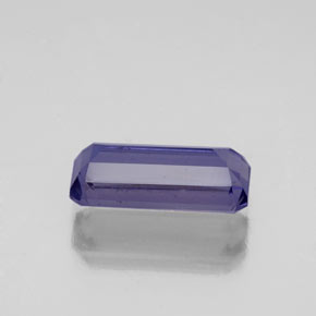 1.26캐럿 천연 바이올렛 블루 아이올라이트, 에메랄드 컷, 10.1×4.6 mm, VS-SI