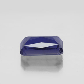 2.65캐럿 천연 바이올렛 블루 아이올라이트, 에메랄드 컷, 11.2×6.6 mm, SI