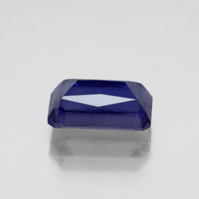 2.66캐럿 천연 바이올렛 블루 아이올라이트, 에메랄드 컷, 10.9×6.5 mm, VS-SI