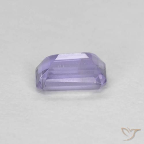 0.28캐럿 천연 핑크빛 바이올렛 아이올라이트, 에메랄드 컷, 5×3 mm, VS