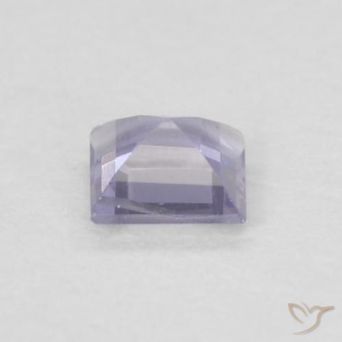 0.12캐럿 천연 Medium Light-Violet 아이올라이트, 정사각형, VVS