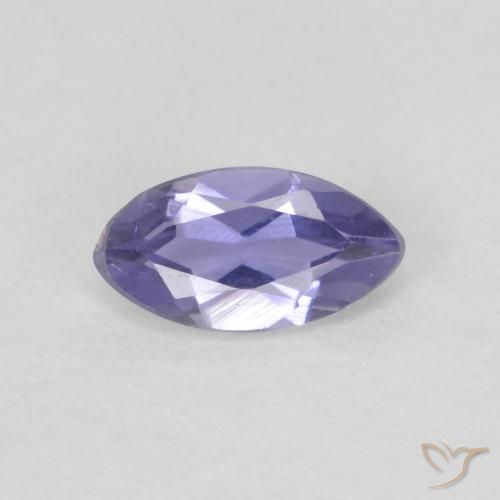 0.19ct 자연스러운 Medium Light-Violet 아이올라이트, 보석, VVS